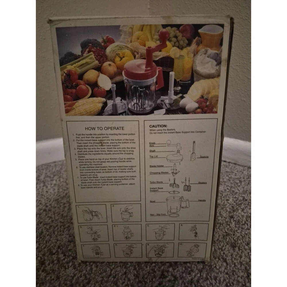 Mixer Quik As Seen On TV Mixes Chops and Blends Ultimate Mixer & Chopper